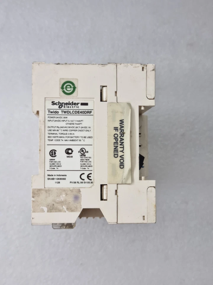 Schneider Electric Twido TWDLCDE40DRF PLC Compact Base Controller Tested Working